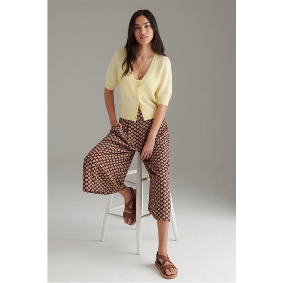 New Anthro Maeve Beth Cashmere Cardigan - Picture 3 of 5